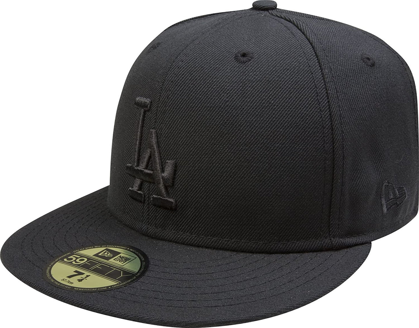 Los Angeles Dodgers New Era MLB Black on Black 59FIFTY Fitted Cap