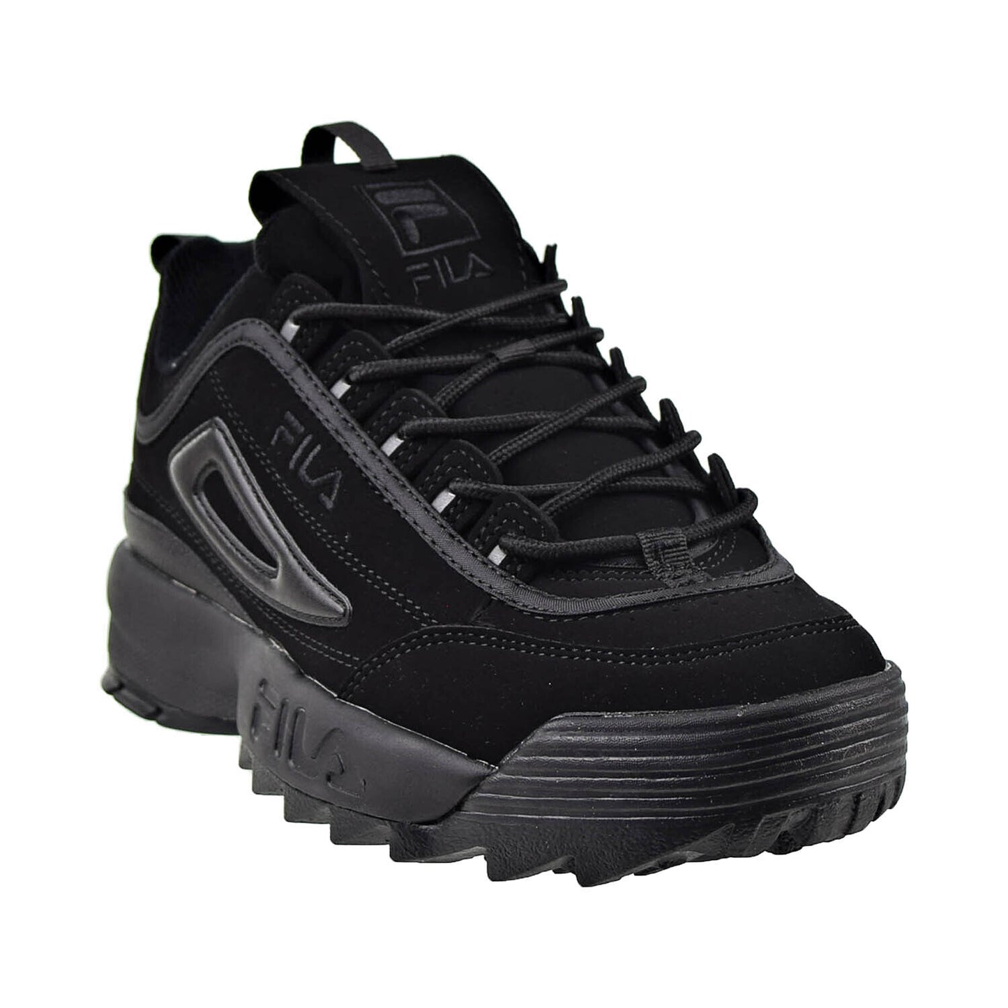 Men's Fila Disruptor II Triple Black Sneakers